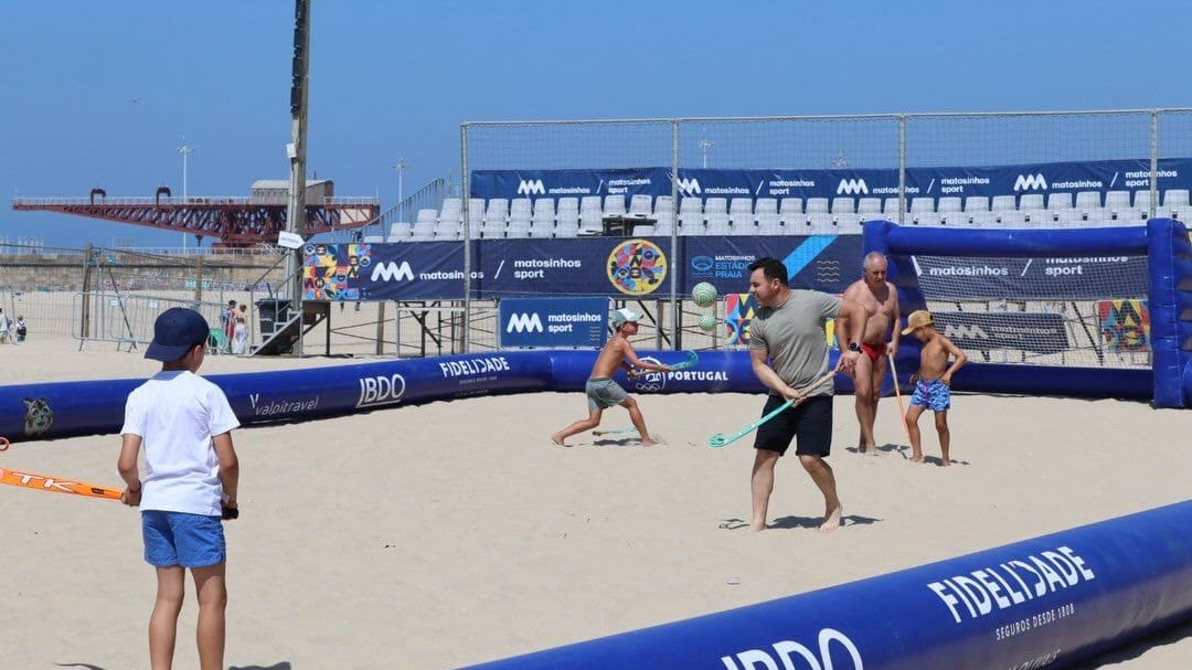 Federação Portuguesa de Hóquei leva o Hóquei de Praia a Matosinhos